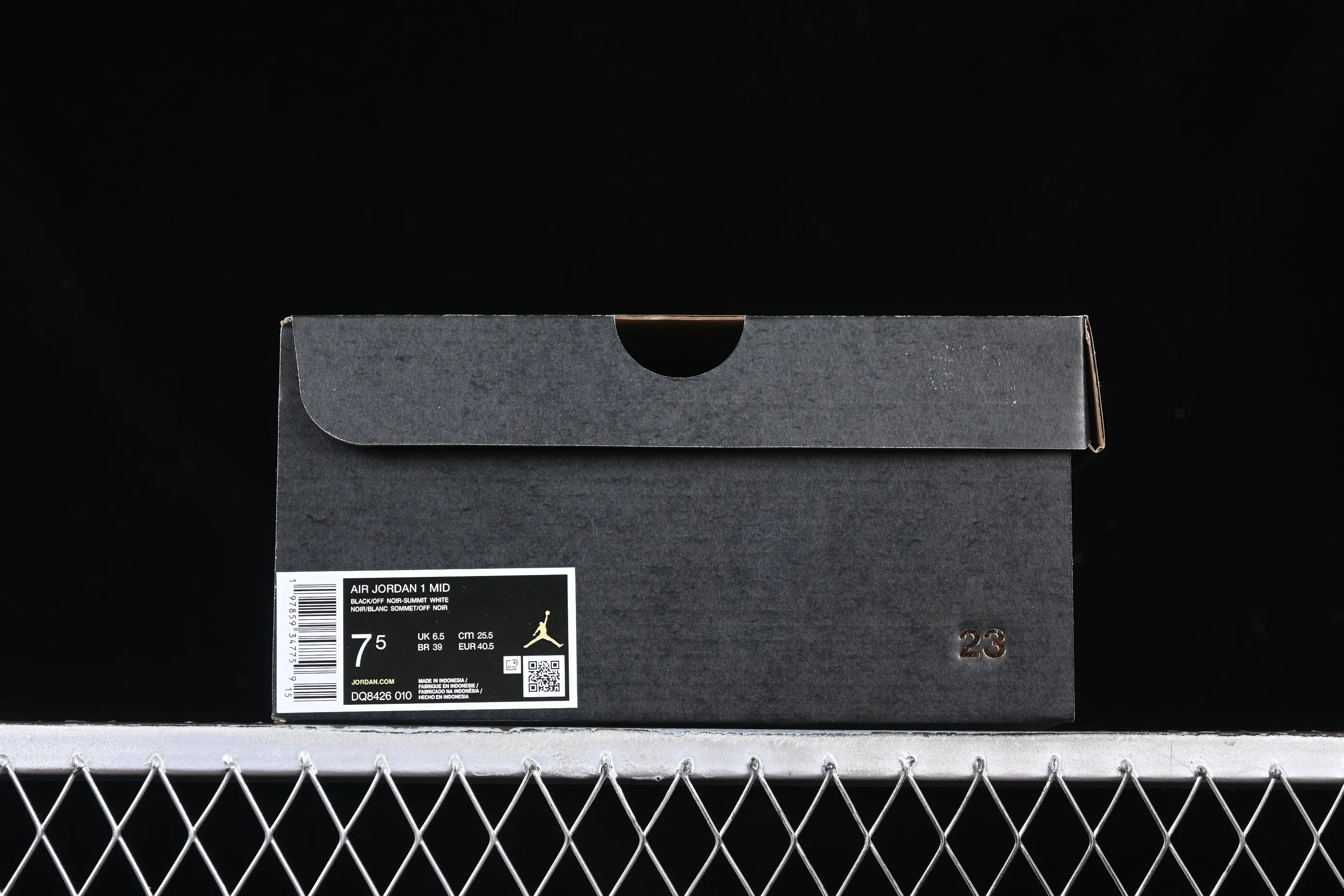 All categories Air Jordan Jordan series basketball shoes Air Jordan 1 Mid Air Jordan 1 Mid AJ1 Joe 1 black and white gray mid-top cultural and casual sneakers DQ8426-010